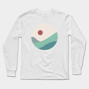 Japanese mountains Long Sleeve T-Shirt